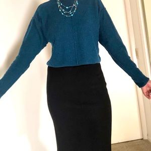 Cropped cashmere Free People sweater